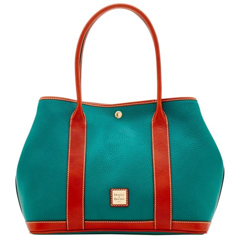 Dooney Bourke Leather Pebble Grain Layla Tote In Blue Save Lyst