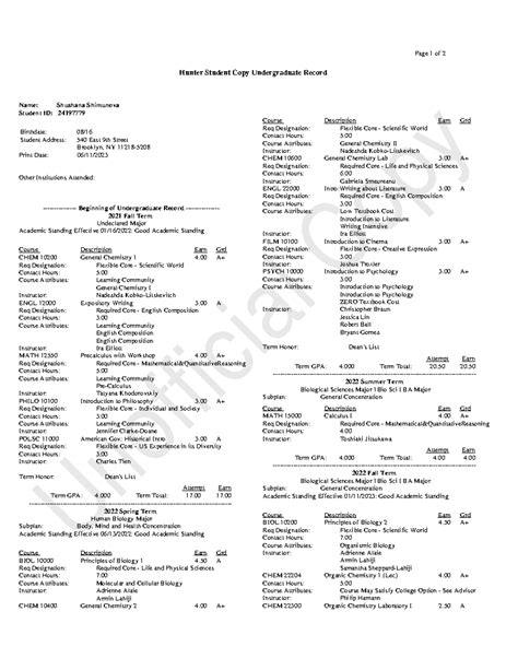 Transcript 2023 - lab stuff - Unofficial CopyUnofficial Copy Page 1 of