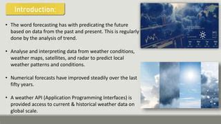 Application Of Statistics In Weather Forecasting Ppt