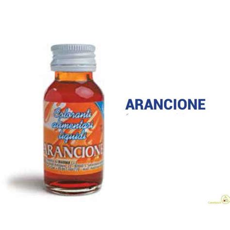 Colorante Alimentare Liquido Arancione Idrosolubile Da 35 G