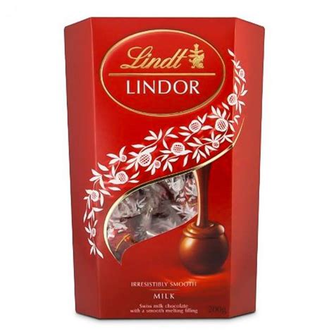 Lindt Lindor Milk Cornet Chocolate Truffles G Send Gifts And