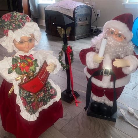 Animated Santa And Mrs Claus Etsy