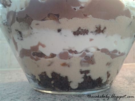 The Cake Baby Peanut Butter Fudge Brownie Trifle