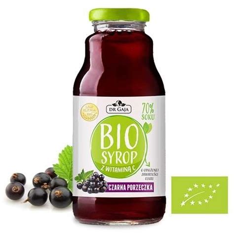 DR GAJA BIO syrop z witaminą C CZARNA PORZECZKA 330 ml cena i opinie