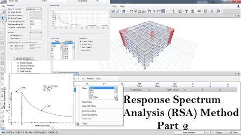 CSI ETABS 19 Response Spectrum Analysis RSA Method Part 2