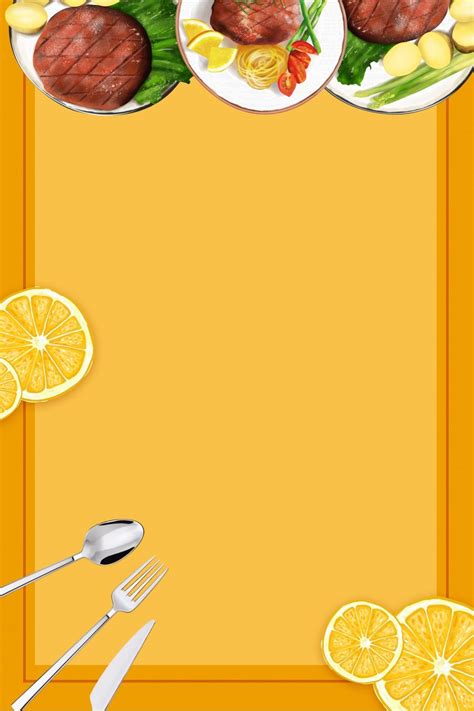 Gourmet Poster Background Wallpaper Image For Free Download Pngtree