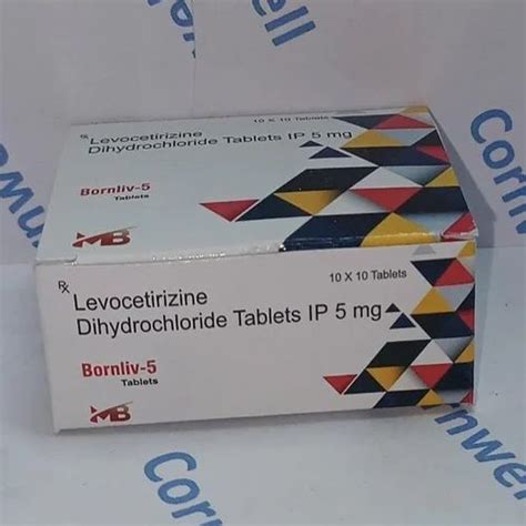 Bornliv 5 5mg Levocetirizine Dihydrochloride Tablet IP Packaging Type