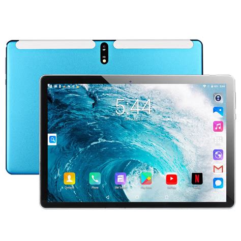 BDF M107 10.1 Inch 4G LTE Tablet for Kids Octa Core Blue