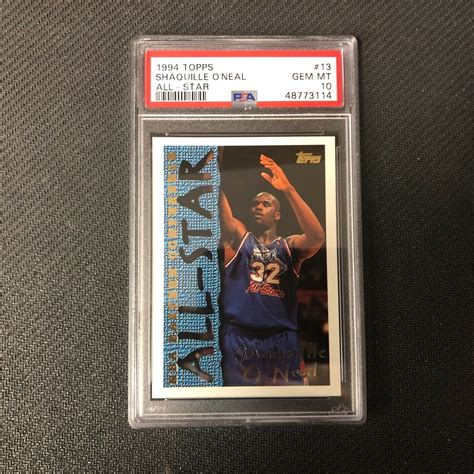 Topps Shaquille O Neal All Star Psa Gem Mint Population