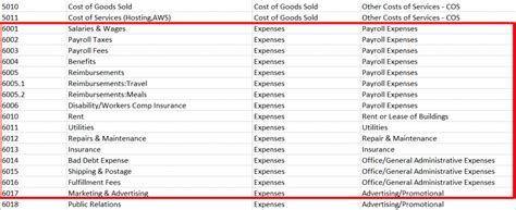 Chart Of Accounts For Tech Founders Shay Cpa