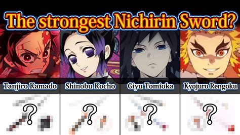 Demon Slayer The Strongest Nichirin Bladeexplaining The Different