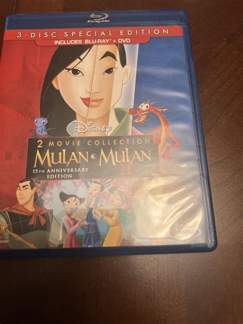 Mulanmulan Ii 2 Pack Blu Raydvd 2013 3 Disc Set Special Edition