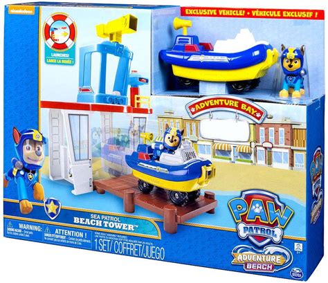 Paw Patrol Adventure Beach Sea Patrol Beach Tower Playset - Walmart.com ...