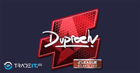 Sticker Dupreeh Foil Atlanta 2017 Tradeit