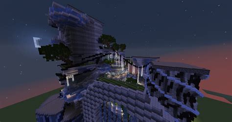 Futuristic Spawn Minecraft Map