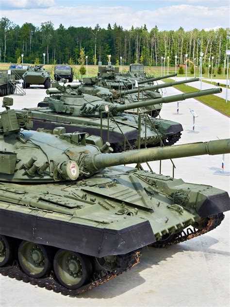 Soviet Main Battle Tank T 72 With Reactive Armour Editorial Stock Photo