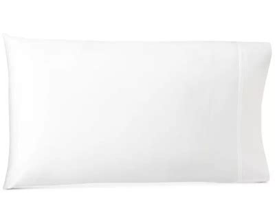 Ralph Lauren White Spencer Thread Count Sateen Pillowcase Pair