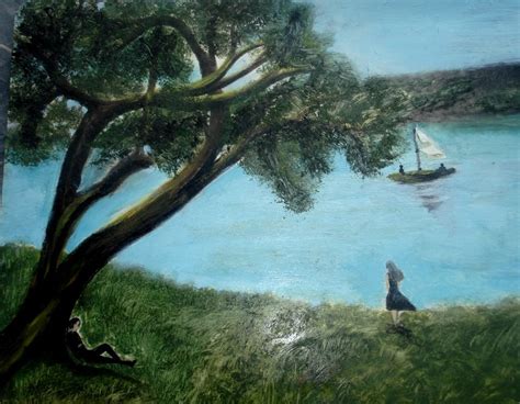 Peinture le lac
