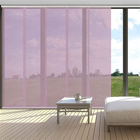 Amazon Letau Cordless Sliding Panels Track Blinds Sheer Fabric