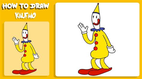 How To Draw Kaufmo The Amazing Digital Circus Kaufmo Youtube