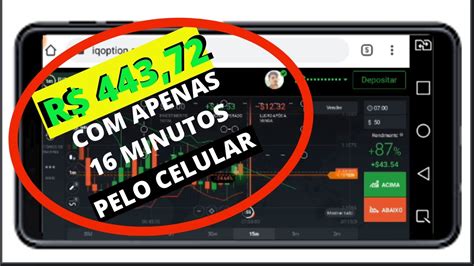 Iq Option Como Fiz Em Apenas Minutos Pelo Celular Youtube