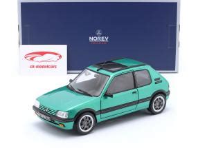 Norev 1 18 Peugeot 205 GTI Griffe Year 1991 Green Metallic 184847 Model