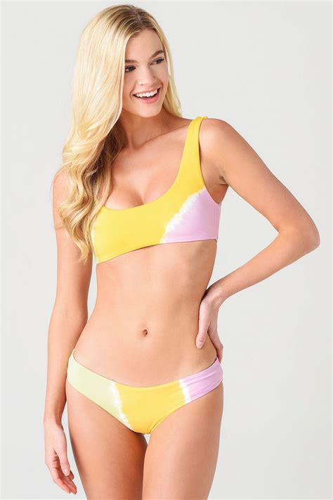 L Space Lizzie X Sandy Bikini Set Sunburst Tie Dye Shopperboard