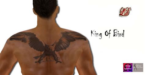 Second Life Marketplace - {LD}Tattoo-King of Birds+ Appliers