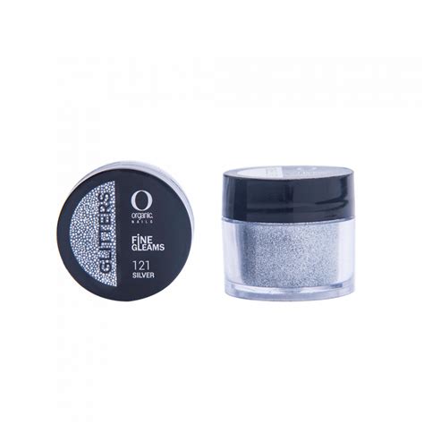 Glitter Fine Gleam Silver Oz Organic Nails U