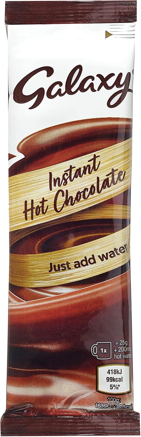 Galaxy Instant Hot Chocolate Sachets Pack Of 100 Amazon Co Uk Grocery