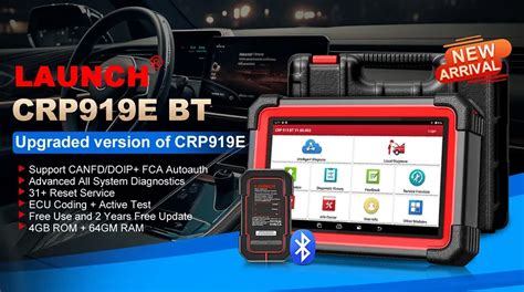 Bluetooth Launch X431 Crp919e Bt Car Diagnostic Tool Dbscar Vii Vci