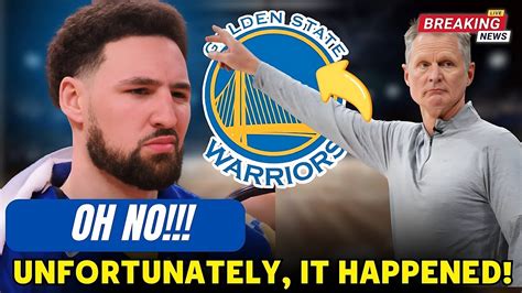 URGENT NEWS NOBODY EXPECTS THIS LATEST NEWS FROM GOLDEN STATE