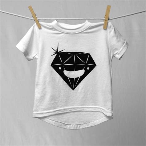 Image of "Diamond" White T-Shirt | Diamond t shirt, Shirts, T shirts ...