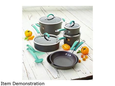 Rachael Ray Cucina Hard Anodized Nonstick 12 Piece Cookware Set In Gray