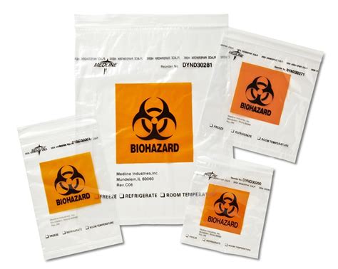 Biohazard Specimen Bags by Medline