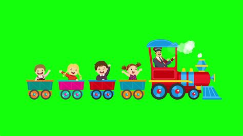 Cartoon Train Station Background Loop BC006 B1 42604142 Stock Video at Vecteezy