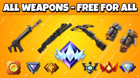 All Weapons Free For All Ch S By Snakewrld Fortnite