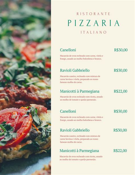 Card Pio Menu Digital Pizza Pizzaria Elo Produtos Especiais