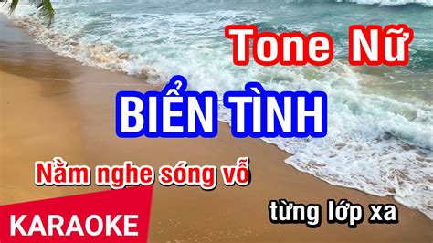 Karaoke Bi N T Nh Tone N Nhan Ktv Youtube