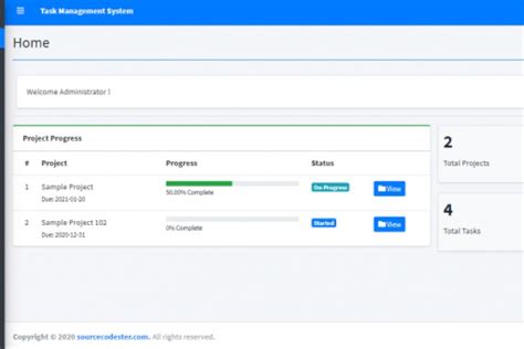 Task Management System Using Php Mysqli With Source Code Free Source