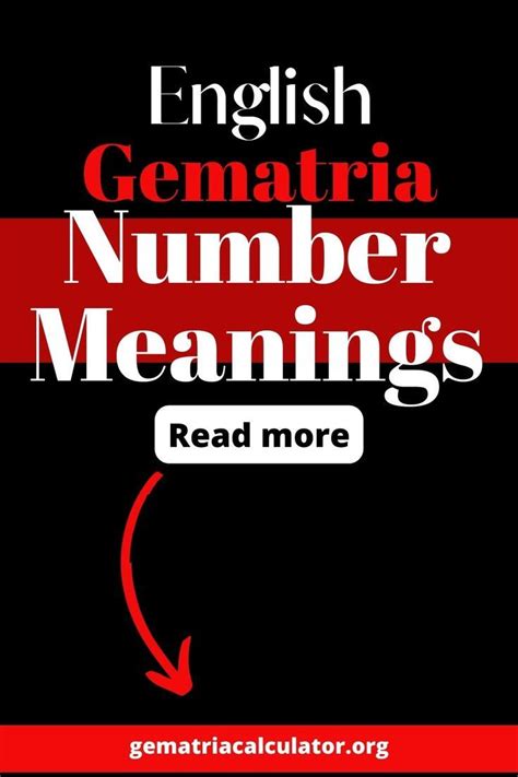 English gematria number meanings hebrew and jewish gematria 2022 – Artofit