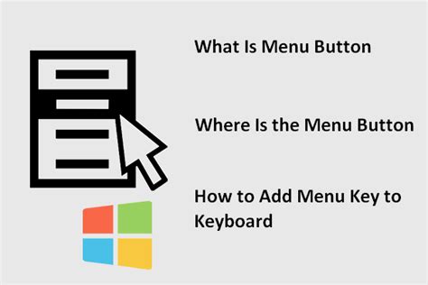 Where Is The Menu Button And How To Add Menu Key To Keyboard - MiniTool