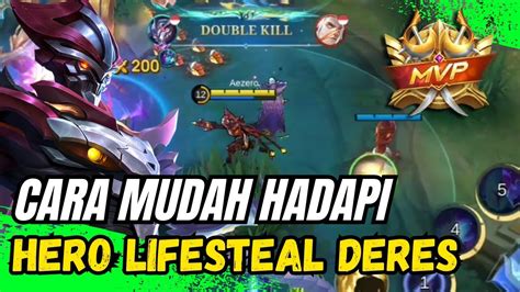 Cara Mudah Hadapi Hero Lifesteal Deres Pake Zhask Best Build Zhask