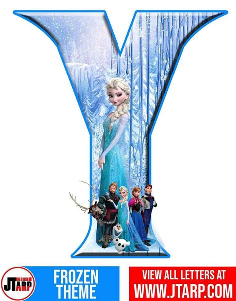 Free Printable Frozen Letters A Z And Numbers 0 9 JTarp Design