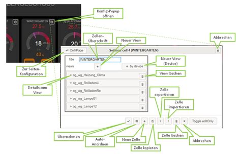 FHEM User Interface Painter FHEMWiki