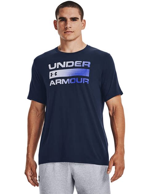 Under Armour T Shirt UA TEAM ISSUE WORDMARK SS 1329582 Dunkelblau