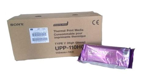 SONY UPP-110HG UPP110HG High Glossy Thermal Paper for Ultrasound (10 ...