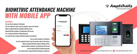 Biometric attendance machine with Mobile App Best Biometric M/C