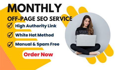 Monthly Off Page Seo Search Engine Optimization Service To Rank High In