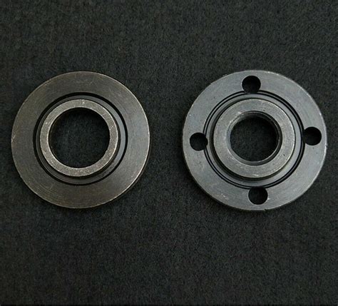 M Thread Angle Grinder Flange Nut Set Inner Outer Metal Lock Nuts